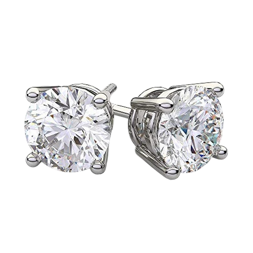 Boucles d’oreilles en moissanite