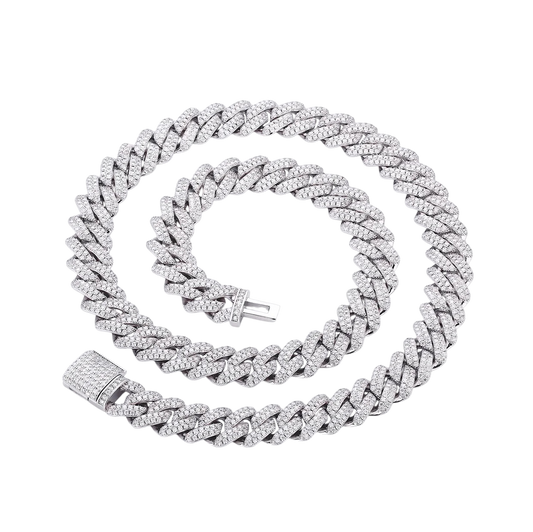 Chaîne Cuban en moissanite